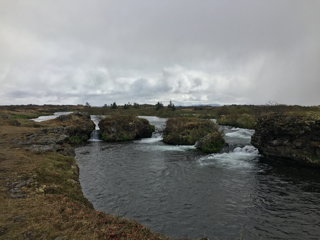 River Laxa, Iceland, June 2019